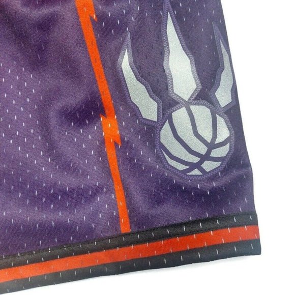 Mitchell & Ness Mens Size XL Toronto Raptors Fadeaway Swingman Basketball Shorts - Picture 6 of 7